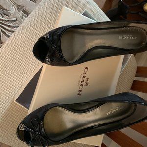 Coach Paola Wedge Peep Toe Sandal